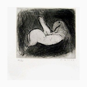 Small Knight - Original Etching by Marino Marini - 1950 1950-ZCI-756773