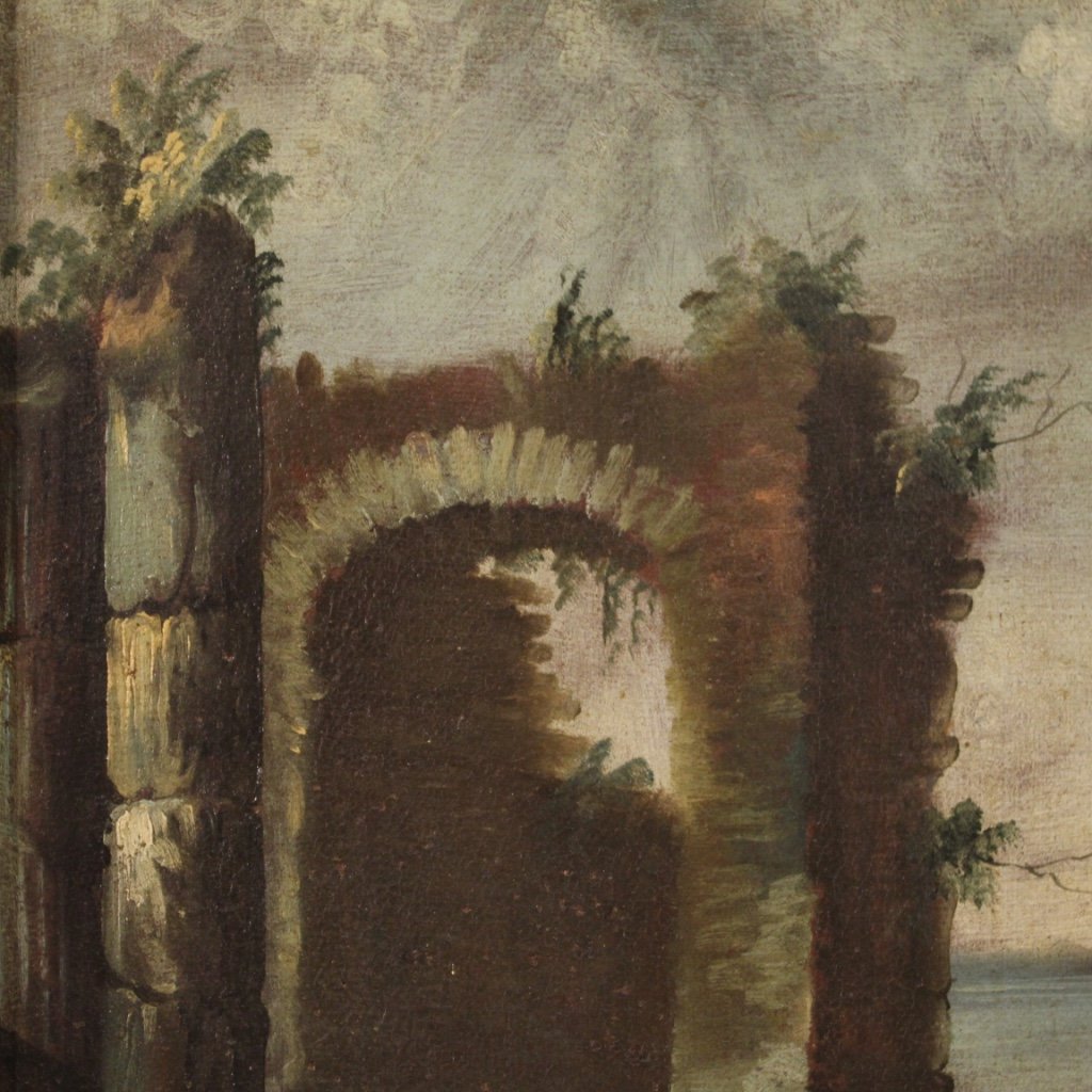 Small Landscape, 1770, Oil on Canvas, Framed