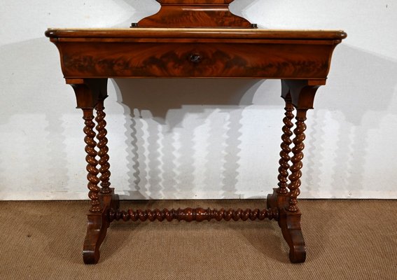 Small Louis-Philippe Mahogany Dressing Table, 19th Century-RVK-1395809