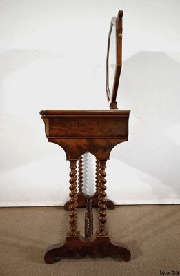 Small Louis-Philippe Mahogany Dressing Table, 19th Century-RVK-1395809