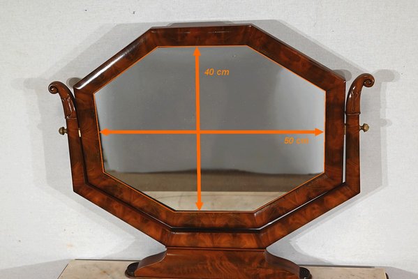 Small Louis-Philippe Mahogany Dressing Table, 19th Century-RVK-1395809