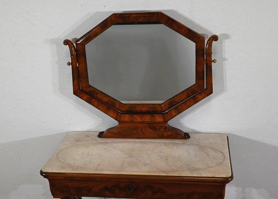 Small Louis-Philippe Mahogany Dressing Table, 19th Century-RVK-1395809