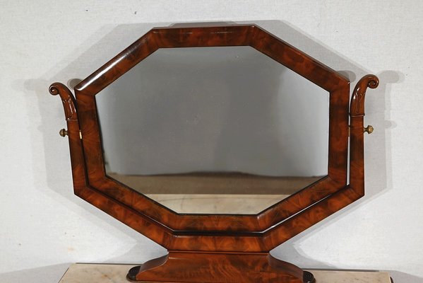 Small Louis-Philippe Mahogany Dressing Table, 19th Century-RVK-1395809