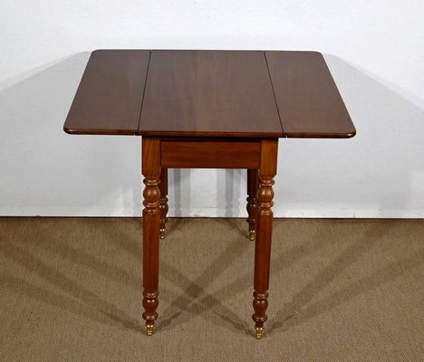 Small Louis Philippe Mahogany Side Table, 19th Century-RVK-1394741