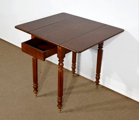 Small Louis Philippe Mahogany Side Table, 19th Century-RVK-1394741