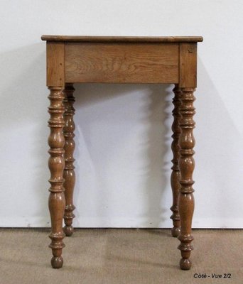 Small Louis-Philippe Style Oak Table, Late 19th Century-RVK-1089876