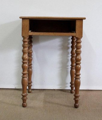 Small Louis-Philippe Style Oak Table, Late 19th Century-RVK-1089876