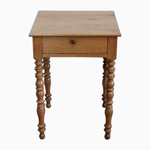 Small Louis-Philippe Style Oak Table, Late 19th Century-RVK-1089876