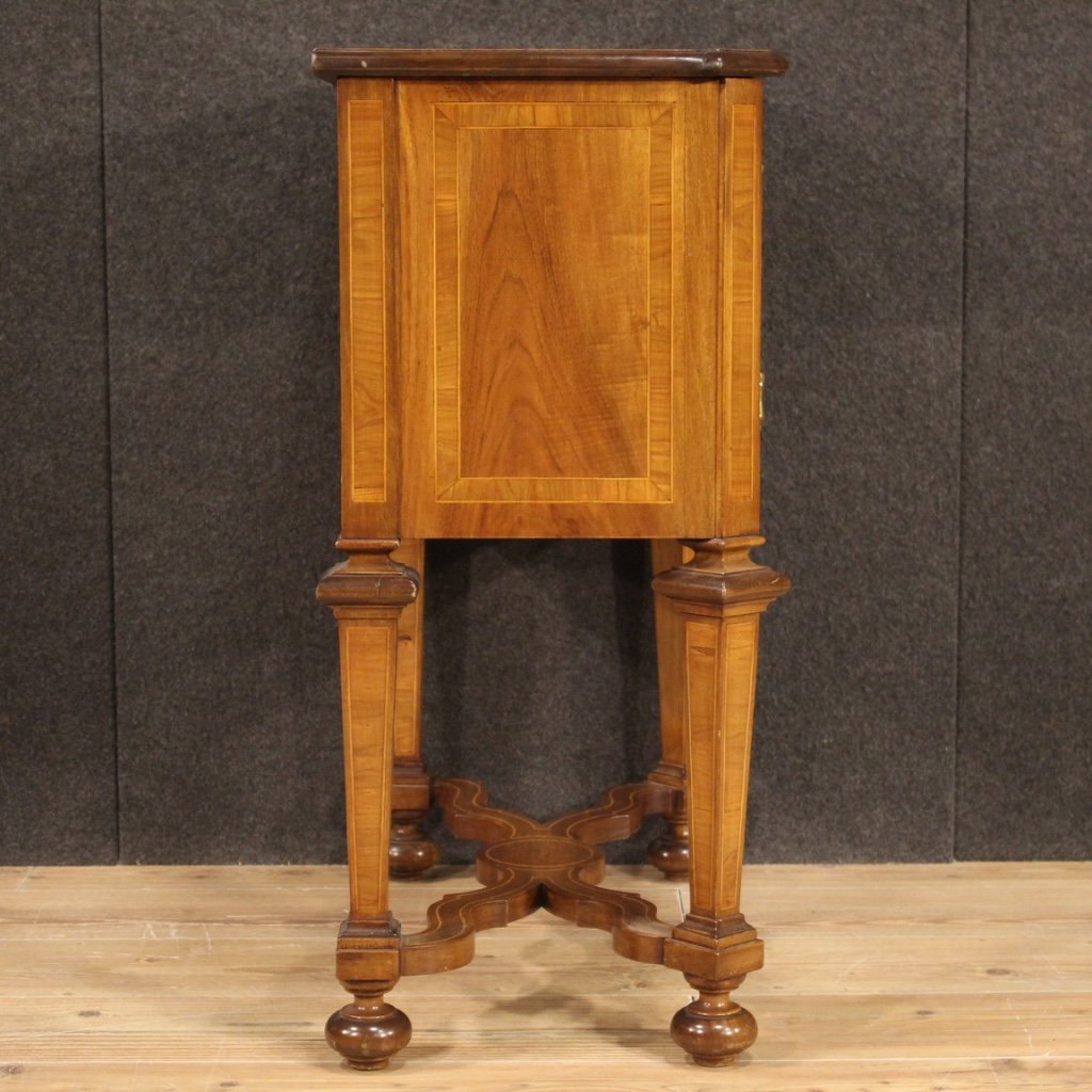 Small Louis XIV Italian Inlaid Commode, 1950s