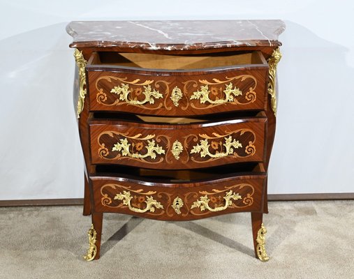 Small Louis XIV-Louis XV Transition Style Chest of Drawers, Early 20th Century-RVK-1764577