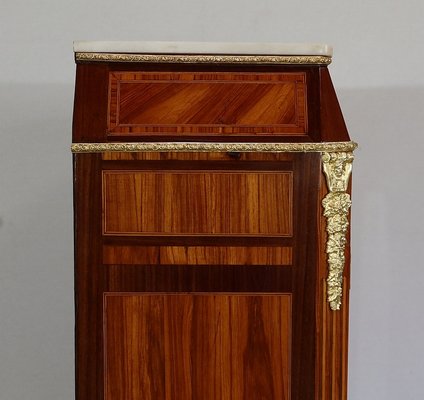 Small Louis XIV or Napoleon III Wooden Showcase Cabinet, 1850s-RVK-1268186