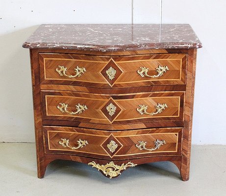 Small Louis XIV Style Wooden Chest of Drawers-RVK-891431