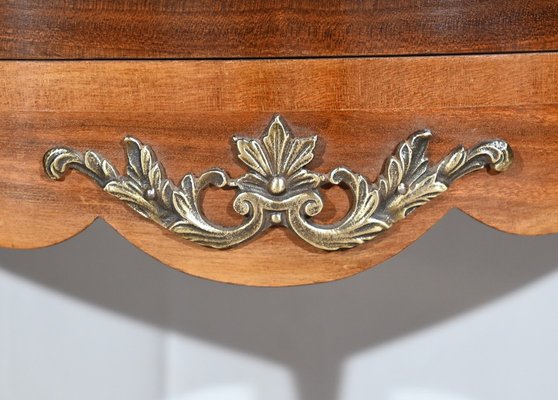 Small Louis XV / Louis XVI Transition Demi-Lune Dresser in Rosewood, Early 20th Century-RVK-1751766