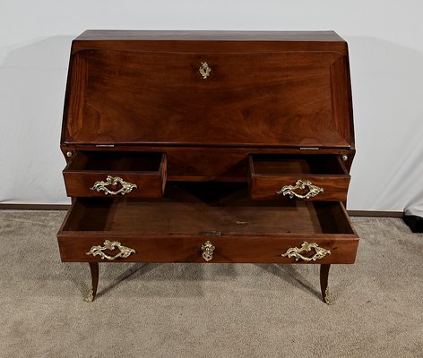 Small Louis XV Mahogany Secretaire-RVK-1805114