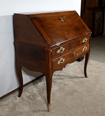 Small Louis XV Mahogany Secretaire-RVK-1805114