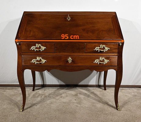 Small Louis XV Mahogany Secretaire-RVK-1805114