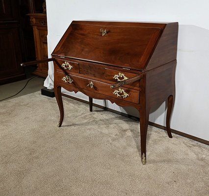 Small Louis XV Mahogany Secretaire-RVK-1805114