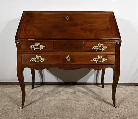 Small Louis XV Mahogany Secretaire-RVK-1805114