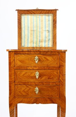 Small Louis XV Transitional Chiffonière Salon Table, France, 1765-KMT-1172696