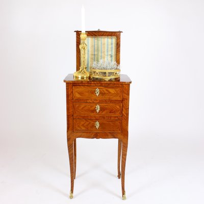 Small Louis XV Transitional Chiffonière Salon Table, France, 1765-KMT-1172696