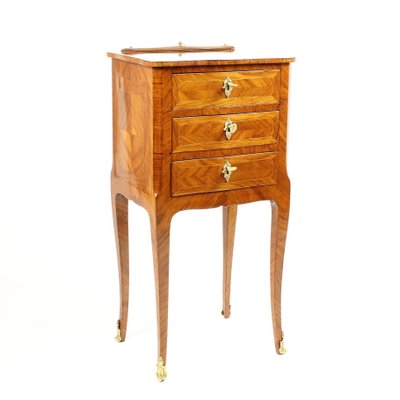 Small Louis XV Transitional Chiffonière Salon Table, France, 1765-KMT-1172696