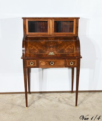 Small Louis XVI Bonheur du Jour Secretary in Mahogany, 1890s-RVK-1817827