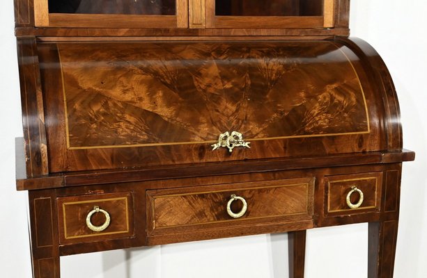 Small Louis XVI Bonheur du Jour Secretary in Mahogany, 1890s-RVK-1817827