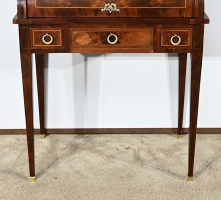 Small Louis XVI Bonheur du Jour Secretary in Mahogany, 1890s-RVK-1817827