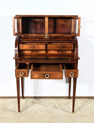 Small Louis XVI Bonheur du Jour Secretary in Mahogany, 1890s-RVK-1817827