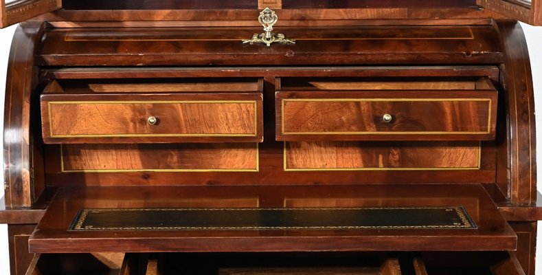 Small Louis XVI Bonheur du Jour Secretary in Mahogany, 1890s-RVK-1817827