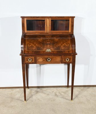 Small Louis XVI Bonheur du Jour Secretary in Mahogany, 1890s-RVK-1817827