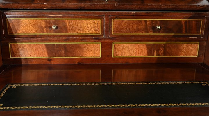 Small Louis XVI Bonheur du Jour Secretary in Mahogany, 1890s-RVK-1817827