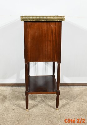 Small Louis XVI Mahogany Chiffonnière Lounge Table, 18th Century-RVK-1798770