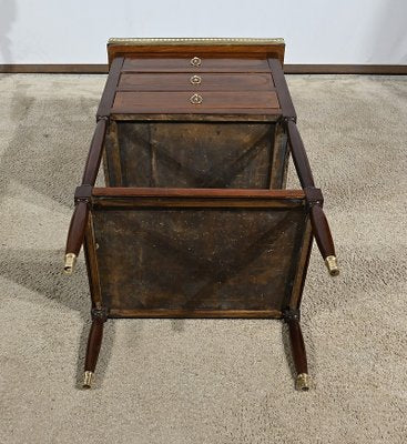 Small Louis XVI Mahogany Chiffonnière Lounge Table, 18th Century-RVK-1798770