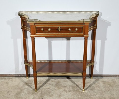 Small Louis XVI Mahogany Console Table-RVK-1771147