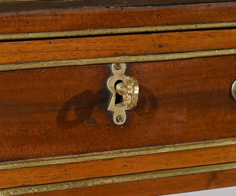 Small Louis XVI Mahogany Console Table-RVK-1771147