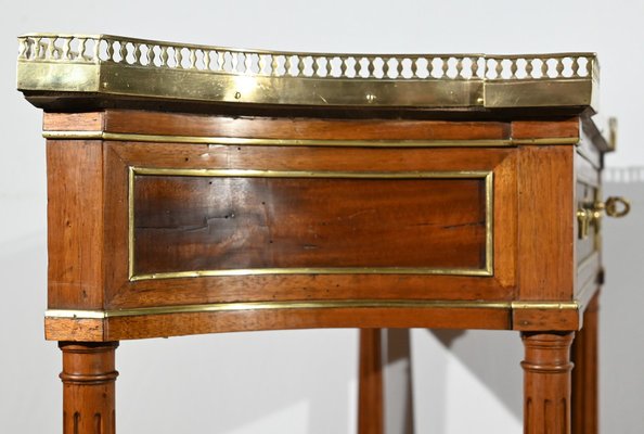 Small Louis XVI Mahogany Console Table-RVK-1771147