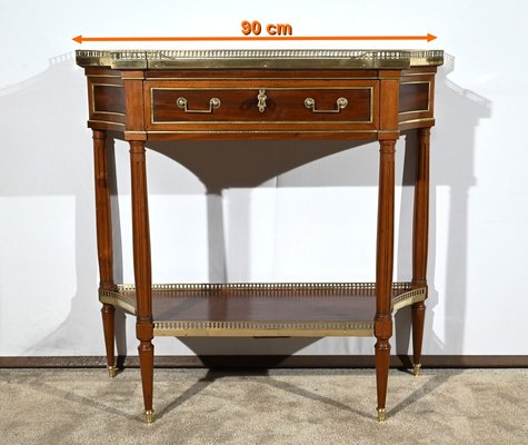 Small Louis XVI Mahogany Console Table-RVK-1771147