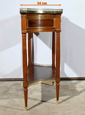 Small Louis XVI Mahogany Console Table-RVK-1771147