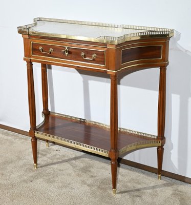 Small Louis XVI Mahogany Console Table-RVK-1771147