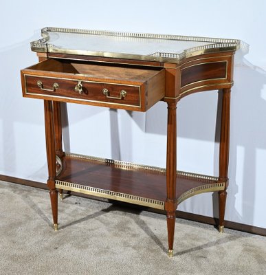 Small Louis XVI Mahogany Console Table-RVK-1771147