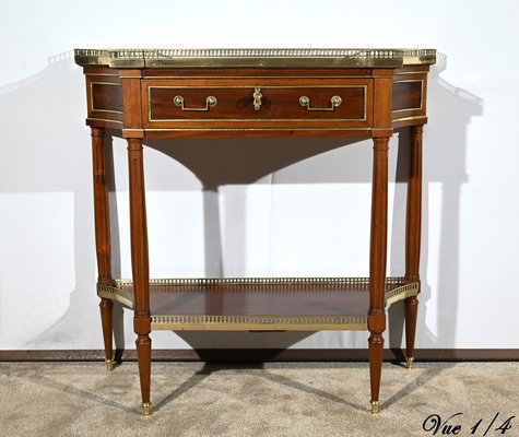 Small Louis XVI Mahogany Console Table-RVK-1771147