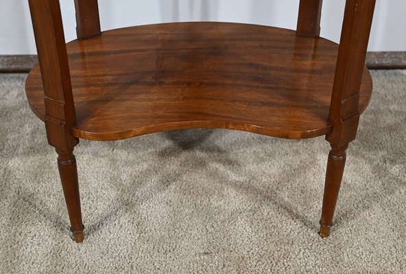 Small Louis XVI Mahogany Drum Table-RVK-1777874