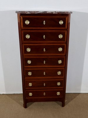 Small Louis XVI Mahogany Semainier, 18th Century-RVK-1166200