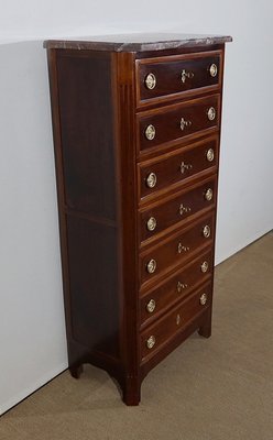 Small Louis XVI Mahogany Semainier, 18th Century-RVK-1166200