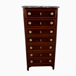 Small Louis XVI Mahogany Semainier, 18th Century-RVK-1166200