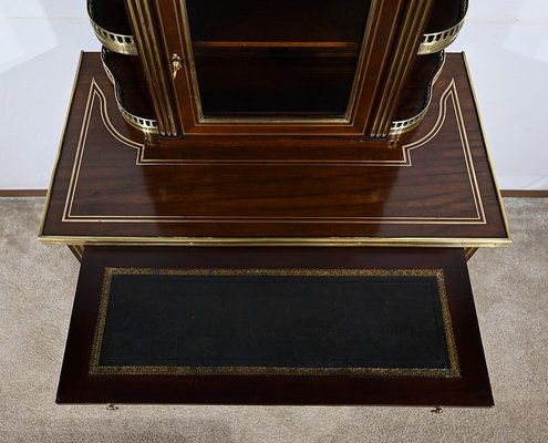 Small Louis XVI Mahogany Showcase-RVK-1787486