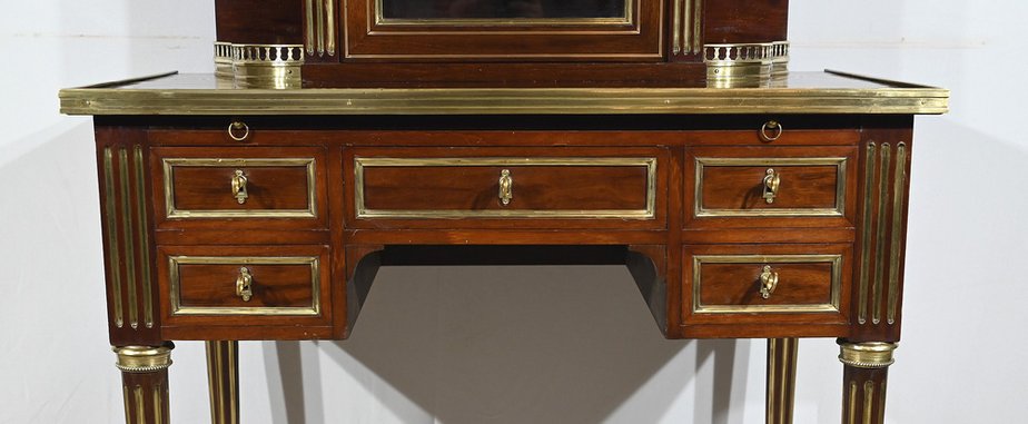 Small Louis XVI Mahogany Showcase-RVK-1787486