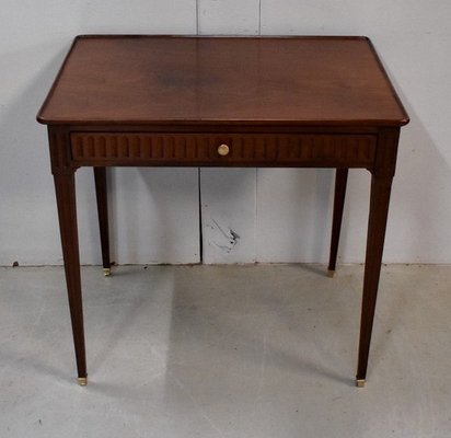 Small Louis XVI Mahogany Side Table, 18th Century-RVK-845375