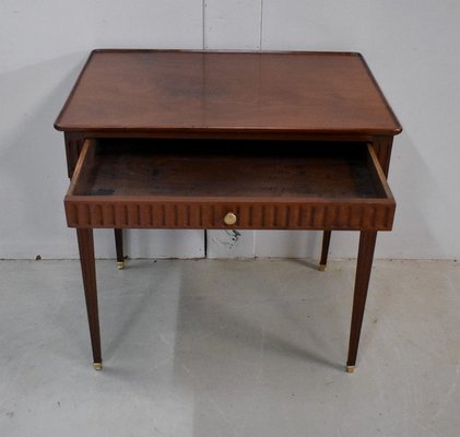 Small Louis XVI Mahogany Side Table, 18th Century-RVK-845375